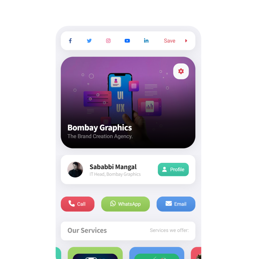 App screen