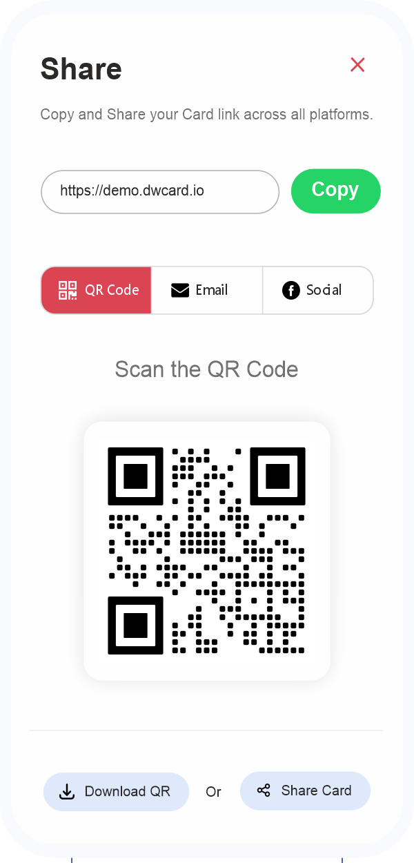 App screen